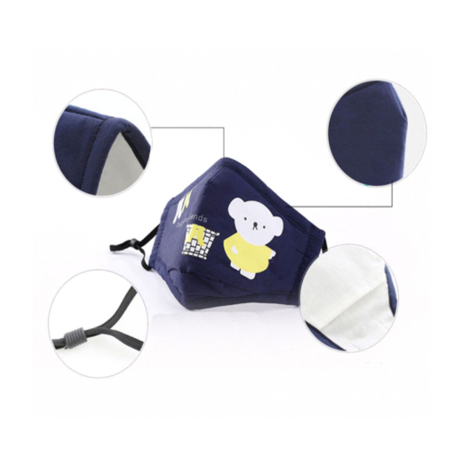 KINDERMASKE TYP2, inkl. Filter 5-lagig